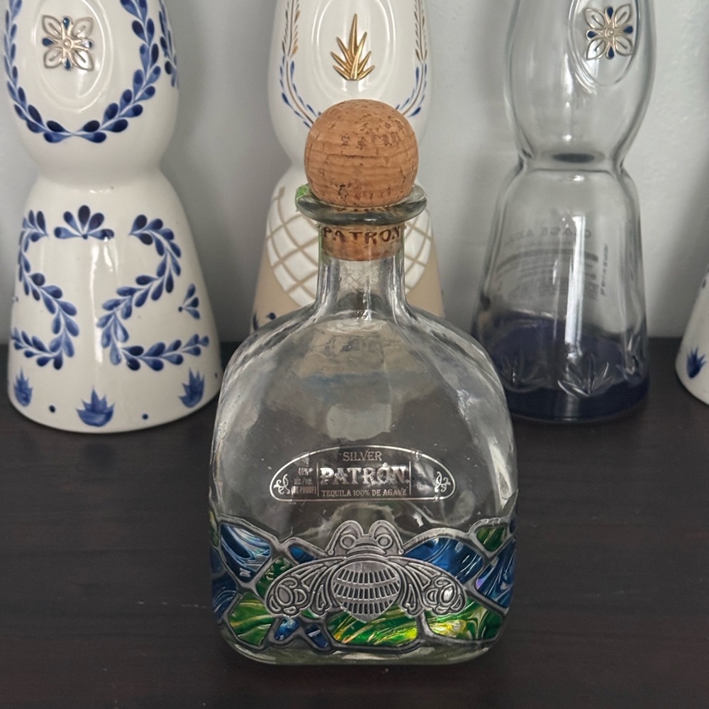 Patron Tequila Silver Blanco 1L EMPTY bottle for decor - Picture 6 of 6